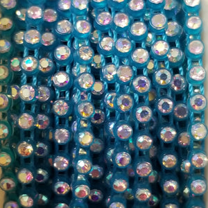 Capri Blue Rhinestone Banding SS6
