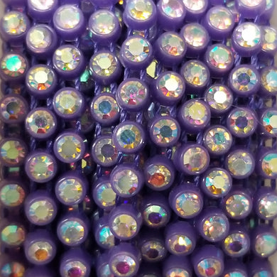 Purple Rhinestone Banding SS8