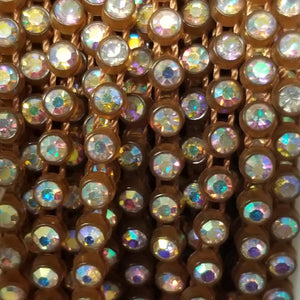 Carmel Brown Rhinestone Banding SS8