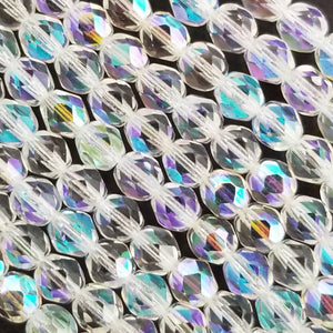6mm - Crystal AB - Fire Polished
