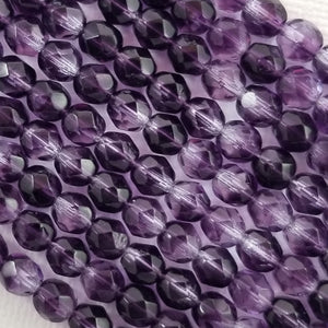 6mm - Violet Multi - Fire Polished
