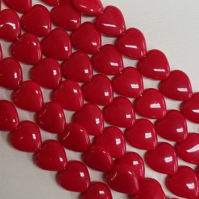 12mm Red Hearts Hearts