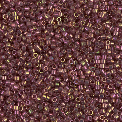 DB0103: DARK TOPAZ RAINBOW GOLD LUSTER  DELICA 11/0