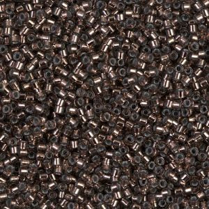 DB0184: SILVERLINED DARK TAUPE DELICA 11/0