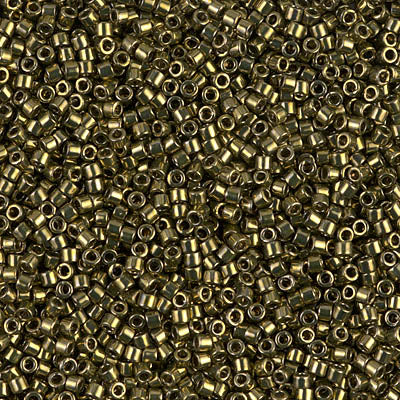 DB0457: GALVANIZED DARK STEEL GREEN DELICA 11/0