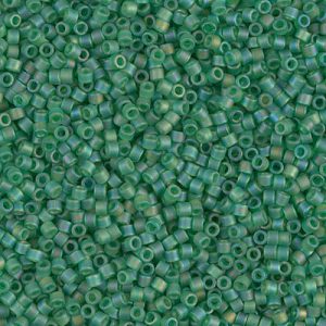 DB0858: MATTE TRANSPARENT GREEN AB  DELICA 11/0