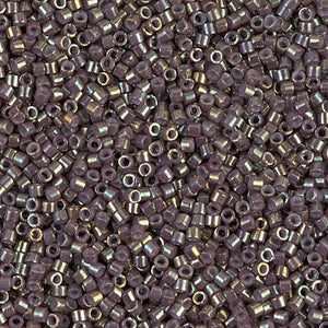 DB1011: METALLIC DUSTY MAUVE GOLD IRIS  DELICA 11/0