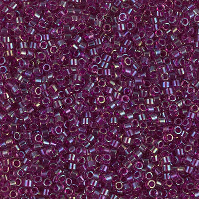 DB1747: FUCHSIA LINED AMETHYST AB  DELICA 11/0