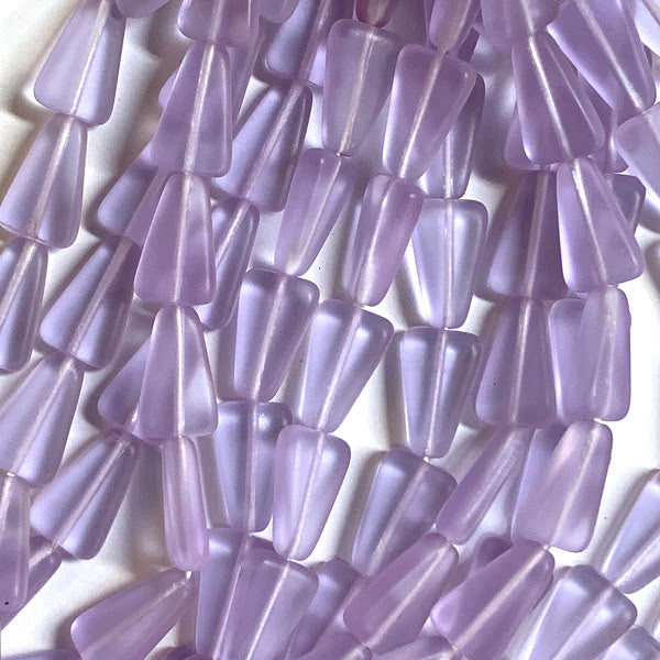 Alexandrite Triangle 16x10mm Alexandrite Matte Long Triangle – Talisman Beads
