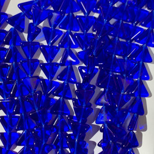 12mm Sapphire Transparent Triangle