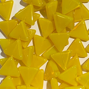 12mm Yellow Opal Triangles