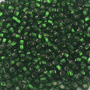 Silver Lined Kelly Green - Size 6/0 - 1/2 Kilo