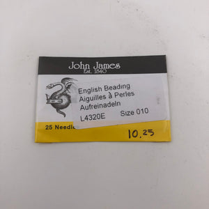 2 inch English Beading Needles