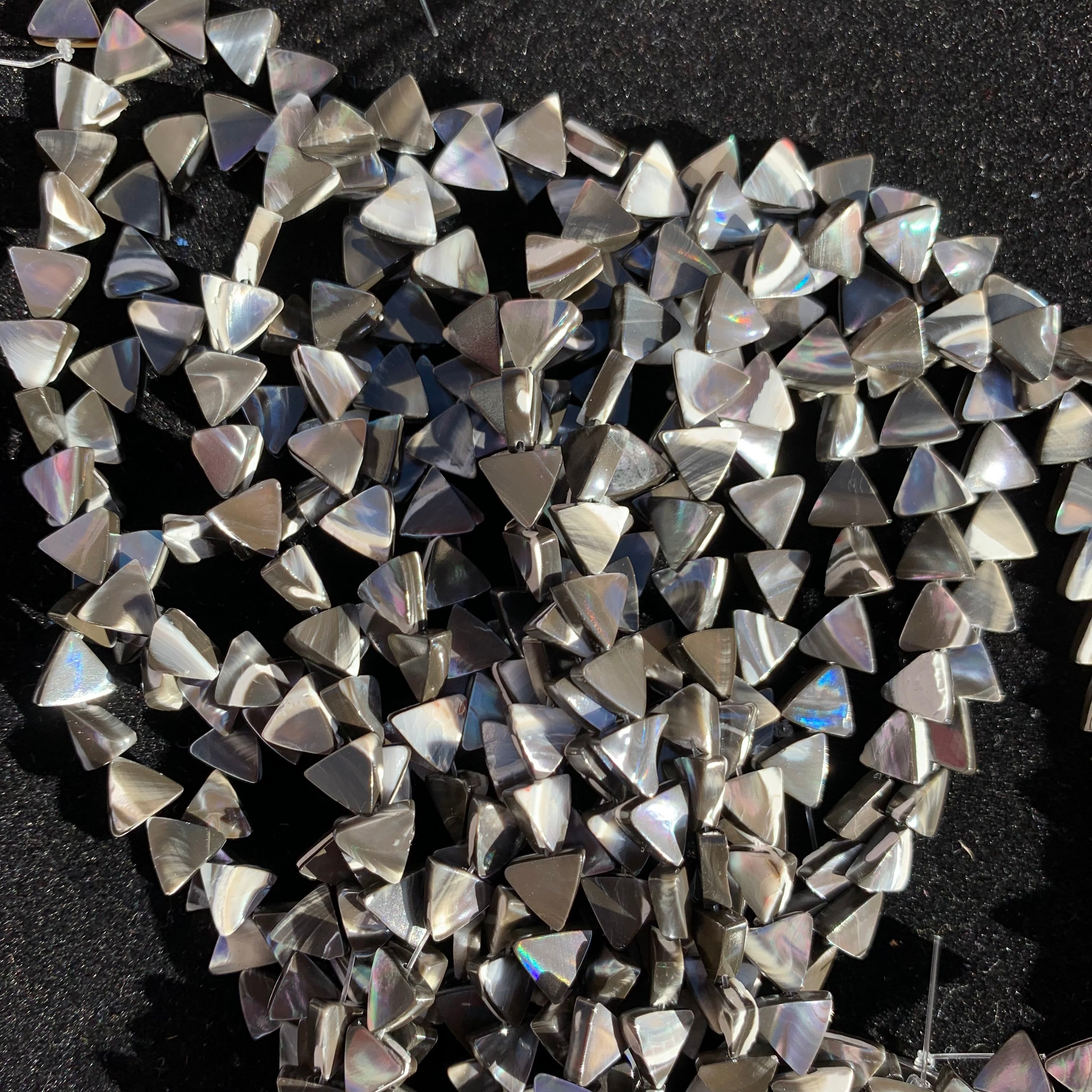 Abalone and Shell Triangles! – Talisman Beads