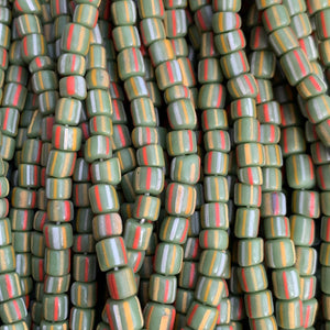Javanese  Beads Striped  #15